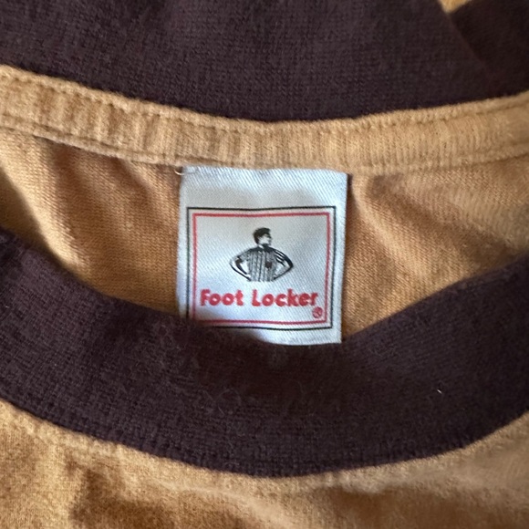 Vintage Foot Locker Two-Tone Long Sleeve Ringer Tee - Size 2XL - Picture 2 of 5